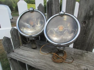 VINTAGE TRIPPE SPEED LIGHTS/DRIVING LIGHTS HOT STREET RAT ROD LOW RIDER BOMB - Foto 1 di 9