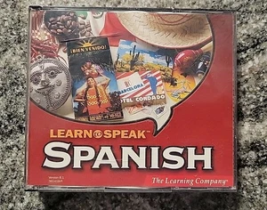 Learn to Speak Spanish Version 8.1 by The Learning Company 4 CD-ROM Set Windows - Picture 1 of 9