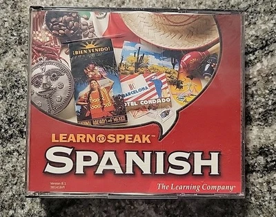 Learn to Speak Spanish Version 8.1 by The Learning Company 4 CD-ROM Set Windows - Image 1 of 4