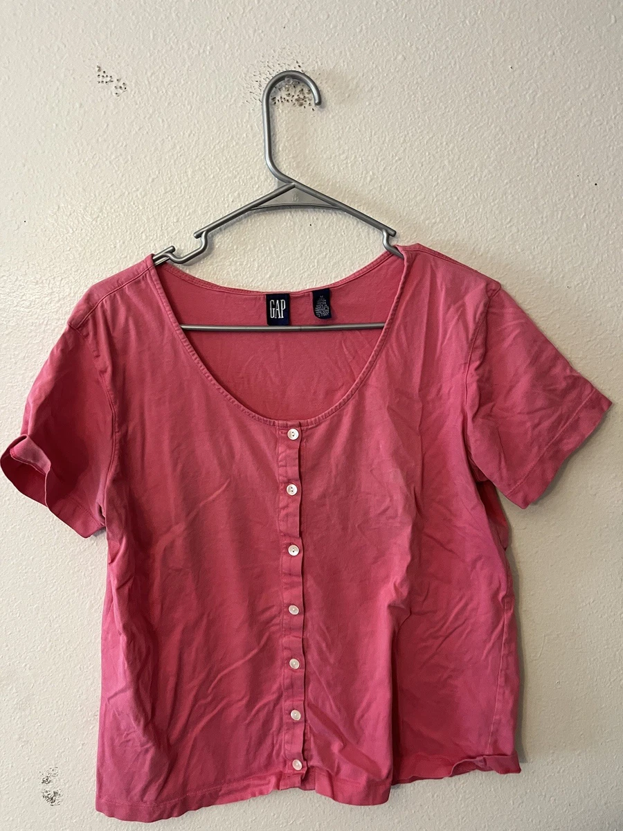 Haut Femme GAP Rose Vif – Taille M, Occasion Très Bon état, Idéal Casual Printemps/été