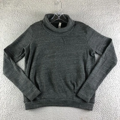 Sudadera Alo Yoga Clarity cuello alto para mujer gris medio atletismo cuello capucha Foto 1 de 4