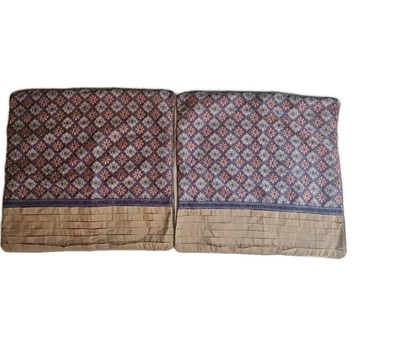 Croscill Margaux European Euro Pillow Sham in Red/Blue/Gold Color Set of 2 - Image 1 of 4