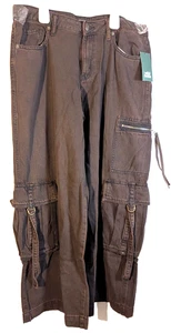 Wild Fable mittelhohe Cargohose 12/31 braun neu mit Etikett - Bild 1 von 6