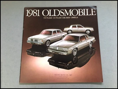 1981 Oldsmobile Cutlass 28page Car Sales Brochure Catalog - Supreme Calais Omega Foto 1 de 4