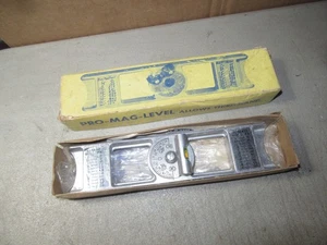 Vintage Pro-Mag- Level CURV-O-MARK Magnetic Inclinometer w/box barely used look - Picture 1 of 21