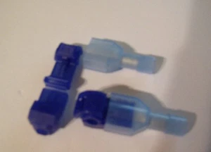 (100) 3M T-Tap/Male Insulated Connector Wire Terminals Quick Disconnect Combo - Picture 1 of 4