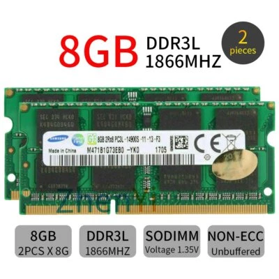 16GB 2x8GB DDR3 1866 PC3-14900 Laptop Memory For Late 2015 APPLE iMac 5K 17,1 - Image 1 of 4