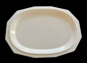 Piatto da portata ovale vintage Pfaltzgraff Heritage bianco 14"" 14,5"" x 10,5"" ottime condizioni - Foto 1 di 7
