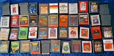 ATARI 2600/7800 GAMES MULTIPLE TITLES ALL TESTED AND WORKING - Image 1 of 2