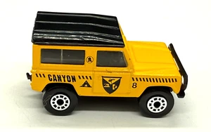 Matchbox Land Rover Ninety 4x4 Mountain Trails 1987 amarillo suelto muy buen estado - Imagen 1 de 7