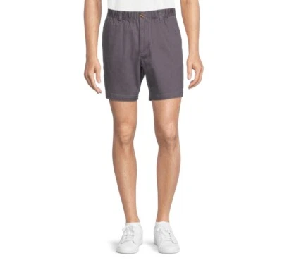 George Men's 7” Flat Front Shorts, XL (40-42), Charcoal Sky  - Image 1 of 4