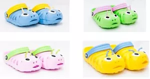 Girls Boys Kids Toddlers Beach Clogs Garden Mules Slippers Pool Shoes Sandals UK - Picture 1 of 7