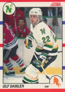 1990-91 Score Canadian #22 ULF DAHLEN - Minnesota North Stars - Imagen 1 de 1