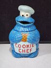 RZADKI Vintage Cookie Monster Słoik na ciasteczka Muppet's Cookie Chef Marketing na żądanie