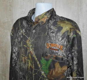 Scentlok Savanna EXT Camo Button Front Long Sleeve Hunting Shirt Mens Size Large - Picture 1 of 11