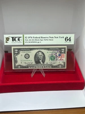 1976 Federal Reserve Note New York 64 - Image 1 of 2
