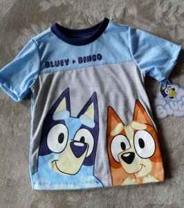 BLUEY & BINGO BABY TODDLER BOY GIRL TEE, TOP T-SHIRT DOG CARTOONS  2T - Picture 1 of 3