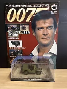 THE JAMES BOND CAR COLLECTION No:46 WILLYS JEEP M606 "OCTOPUSSY" FABBRI, NEW - Picture 1 of 8