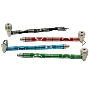 All Metal Pipe Diamond Cut Pattern Silver Tobacco Smoking Pipe 6 INCH - Picture 1 of 5