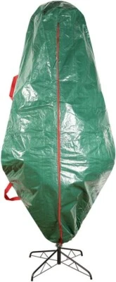 Upright Christmas Tree Storage Bag for 9FT x 4FT Trees (Green) Tear Proof - Image 1 of 4