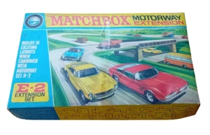 Matchbox MOTORWAY E-2 EXTENSION SET - Vintage 1968 Superfast Track - Foto 1 di 7