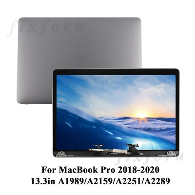 A1989 A2159 A2251 A2289 LCD Display Replacement For Macbook Pro 2018 2020 13.3in - Image 1 of 4
