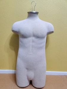 "EM ELEMENTS BORDADO PARA HOMBRE Maniquí Torso Formas del Cuerpo Colgante 30"" X 20" - Imagen 1 de 10