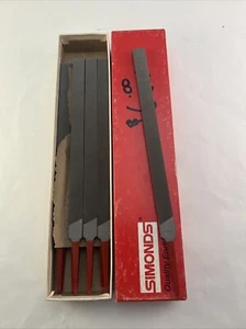 Vintage Simonds 8” Pillar Bastard File Red Tang Made in USA Safe Edge (12pc) - Picture 1 of 5