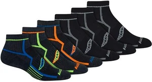Saucony Men's Bolt Performance Comfort Fit Quarter Socks - Picture 1 of 12