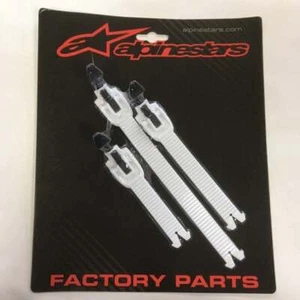 Alpinestars (Boot Spares) Strap Kit - Youth - Tech 3S (18-23) - White/Black - x3 - Picture 1 of 1