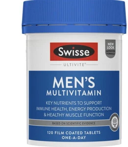 NEW Swisse Ultivite Men's Multivitamin 120 Tablets Mens Multi Vitamin - Picture 1 of 2
