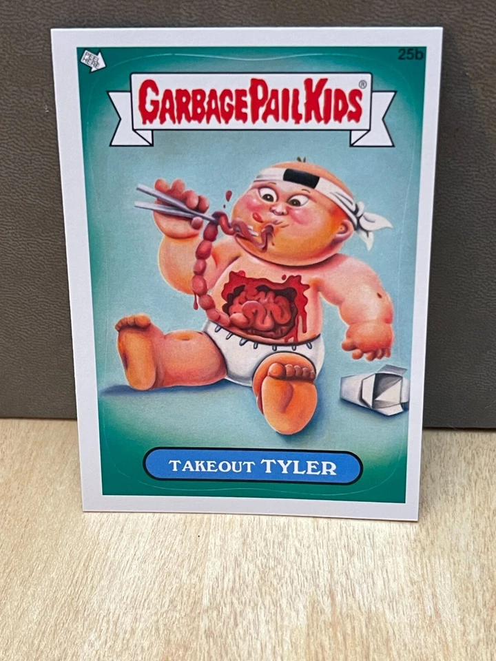 Takeout Tyler 25b 2012 Topps Garbage Pail Kids Brand-New Series 1 - Image 1 of 2