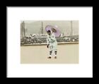 Babe Ruth in Japan Colorized 8x10 Print-Framed & Matted