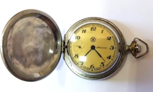 RELOJ BOLSILLO SOVIÉTICO RUSO URSS VINTAGE MOLNIJA NO FUNCIONA RAREZA MECÁNICA - Imagen 1 de 14