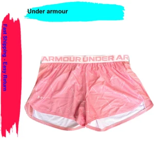 Under Armour Play Up Twitch Short, all over Logo , Pink , L - Picture 1 of 2