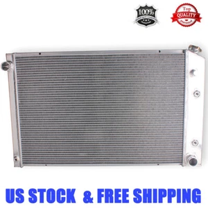 4Row Aluminum CoreRadiator 1973-1986 Chevy GMC C/K Series Pickup Truck C10 28'' - Foto 1 di 10