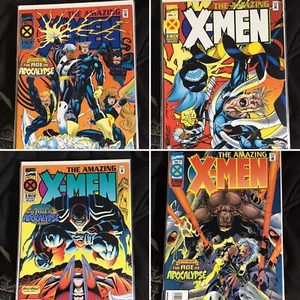 The Amazing X-Men Age of Apocalypse #1-4 (1996 Marvel) set completo di 4 - Foto 1 di 5
