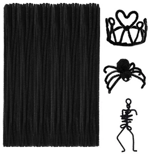 100Pcs Pipe Cleaners Chenille Stems for DIY Crafts School Projects Creative Arts - Picture 1 of 6