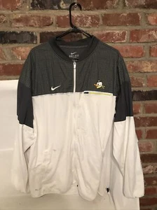 Nike University of Oregon Ducks Dri-Fit Full Zip Jacket Football White Mens XL - Picture 1 of 6