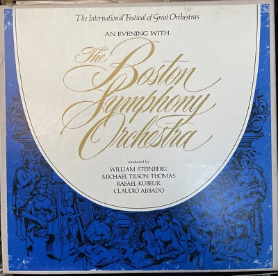 An Evening With the Boston Symphony Orchestra  4 LP Boxed Set Import VG+ - Image 1 of 4