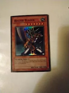2004 Yugioh Dark Beginning 1 DB1 Buster Blader Super Rare Vintage - Picture 1 of 2