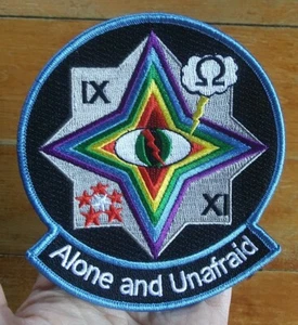 Black Ops CIA Covert ~ SOLO E SENZA PAURA ~ PATCH ricamata da collezione - Foto 1 di 6