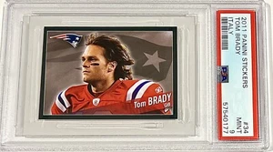 2011 PANINI TOM BRADY *RARE* 1/1 ITALY PSA 9 (HIGHEST GRADED) *SUPER TOUGH* - Bild 1 von 7