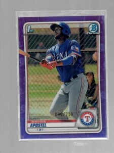Sherten Apostel 2020 Bowman Chrome Purple Refractor Prospect 73/250 # BCP-146 - Bild 1 von 1