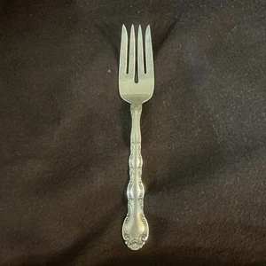 Alvin FRENCH SCROLL STERLING Salad Fork 6 1/2" Silver Flatware No Monogram    wb - Picture 1 of 3