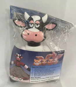 Cow Air Freshener Doll ~ 5-3/4" tall, Fibre-Craft Easy No-Sew Pattern in Package - Picture 1 of 7