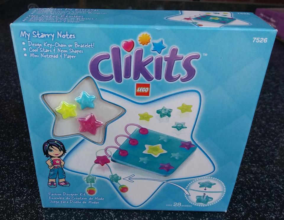 Lego 7526 Clikits Sternschnuppen Notizblock Ketten Schmuck - Bild 1 von 1