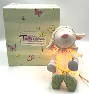 Baby Lamb Night Light 6.5" Tall by Tender Embrace w/Original Box Works Great - Picture 1 of 12