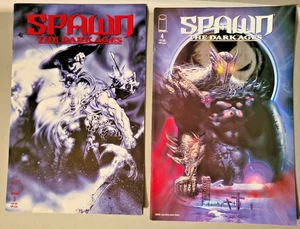 Lot 2 Spawn The Dark Ages Comic Book Boarded And Bagged Hefte 3-4 - Bild 1 von 5