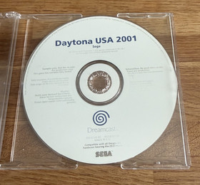 Daytona USA 2001 Press/Promo/not for resale Full Game Dreamcast - Very Rare